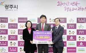 ����Ÿī(��) ����� ��ǥ, ���ֽù�����ȸ�� ���б� 500���� ��Ź